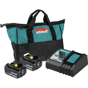 BATTERY AND CHARGER STARTER KITS | Makita BL1840BDC2 18V LXT Lithium-Ion Battery and Rapid Optimum Charger Starter Pack (4 Ah)